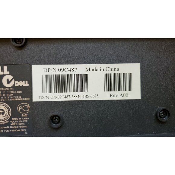 Dell SK-8100 Wired PS/2 Keyboard For Office & Home Use some distress - Picture 3 of 11